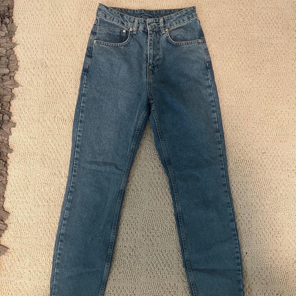 Princess Polly jeans with butt rip